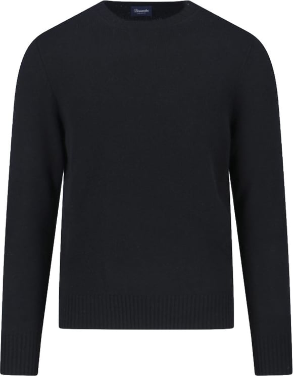 Drumohr Classic Black Sweater With Timeless Design