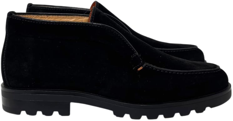 Santoni instapper Detroit Gomma Rock zwart