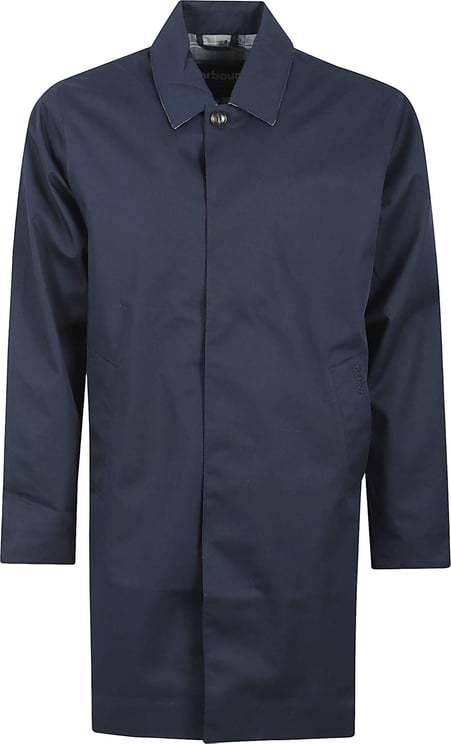 Barbour Mid-Length Waterproof Mac Jacket with Tartan Lining
