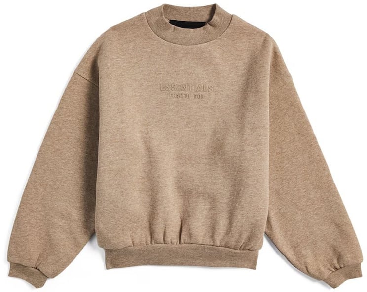 Fear of God Kids Crewneck Essentials Taupe