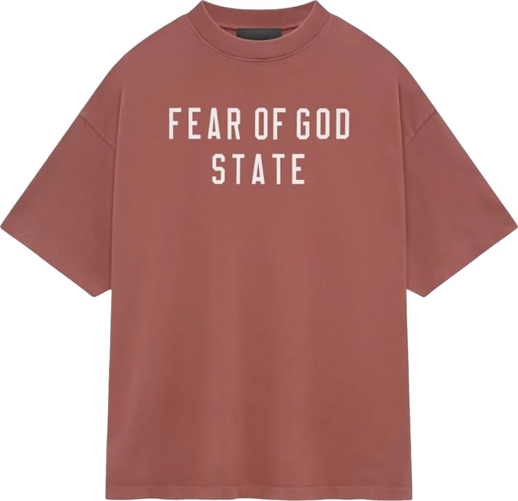 Fear of God Crewneck T-Shirt Crimson
