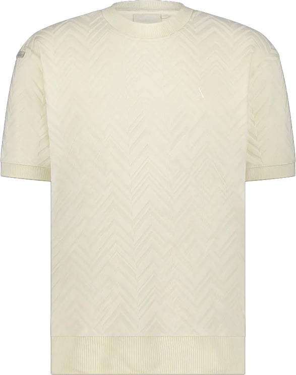 Aeden Silver Tee Off White
