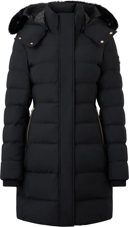 Moose Knuckles Watershed Gold Parka Shearling Blac