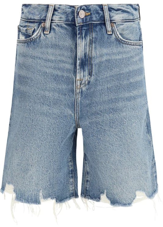 7 For All Mankind 7FOR Blue Cotton Bermuda Shorts