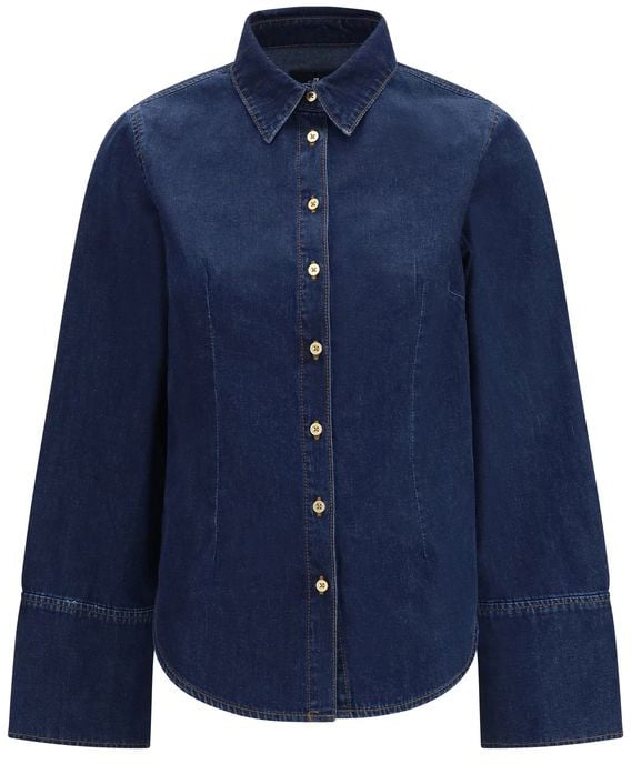 7 For All Mankind 7FOR Blue Denim Shirt