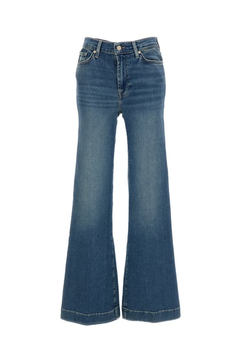 7 For All Mankind Blue Modern Dojo Super-Stretch Jeans