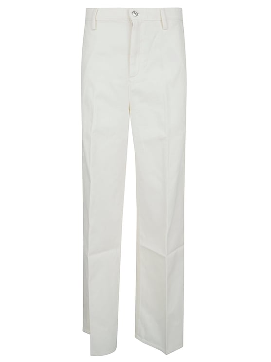 7 For All Mankind High-Waisted Wide Leg Trousers with Front Pleats