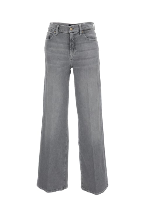 7 For All Mankind Washed Gray Lotta Luxe Vintage Jeans