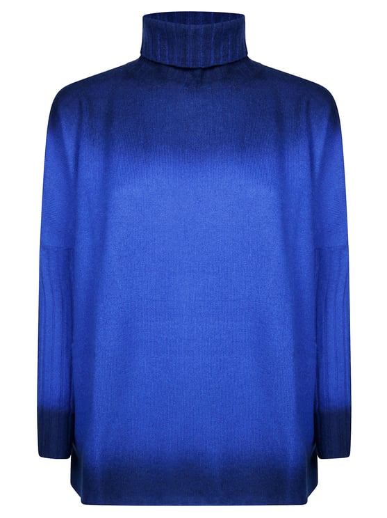 Absolut Cashmere Gradient Turtleneck Sweater with Dropped Shoulders