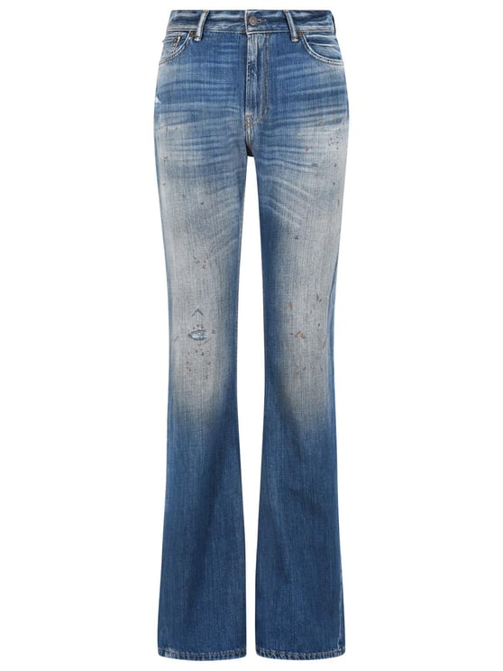 Acne Studios '2025' Blue Cotton Jeans