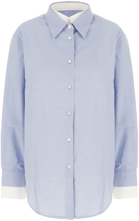 Acne Studios Acne Studios Light blue poplin shirt