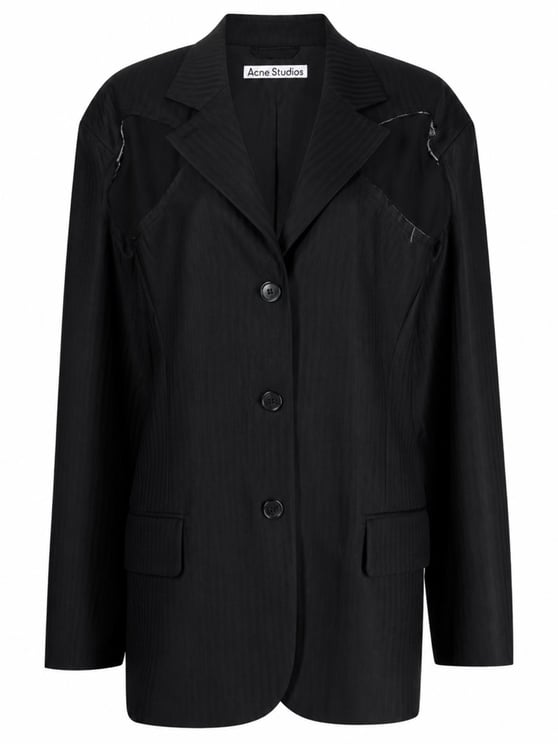 Acne Studios Deconstructed Jacket With Button Closure