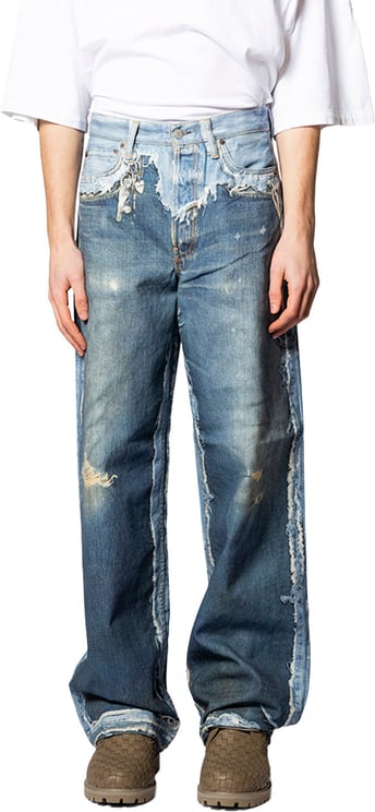 Acne Studios RW-UX-TROU000001 MID BLUE