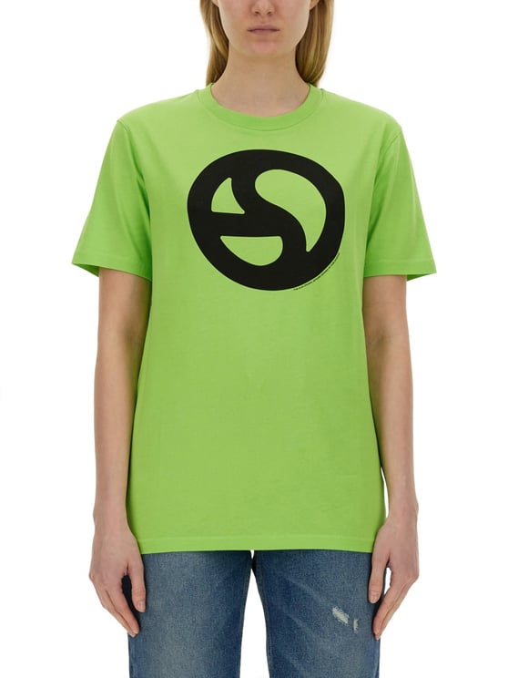 Acne Studios Short-Sleeved T-Shirt With Bold Graphic Print