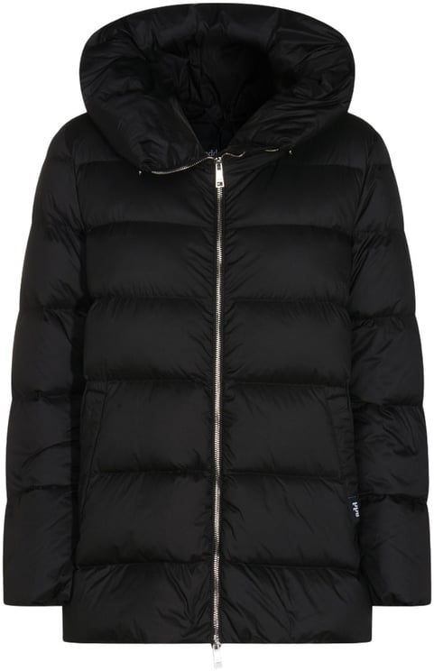 ADD Down Puffer Coat with High Collar