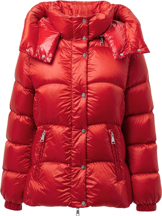 ADD Add Red Polyamide Full-Length Jacket