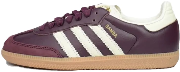 Adidas Adidas Samba OG Maroon Gold Metallic (Women's)