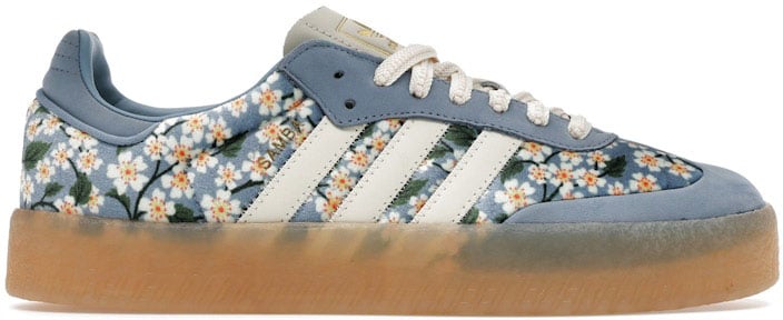Adidas adidas Sambae Liberty London Floral Embroidery Blue Cream White (Women's)