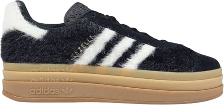 Adidas Adidas Originals Black Leather Platform Sneakers