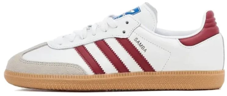 Adidas Adidas Samba OG White Burgundy Gum