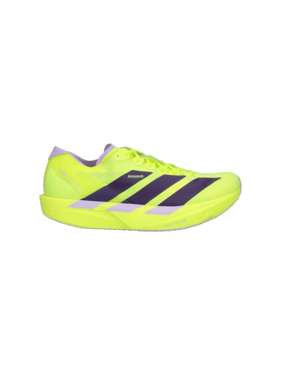 Adidas Aerodynamic Sneakers with Vibrant Neon Yellow Base