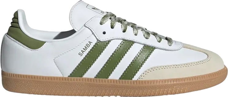 Adidas adidas Samba OG Cloud White Tech Olive Gum (Women's)