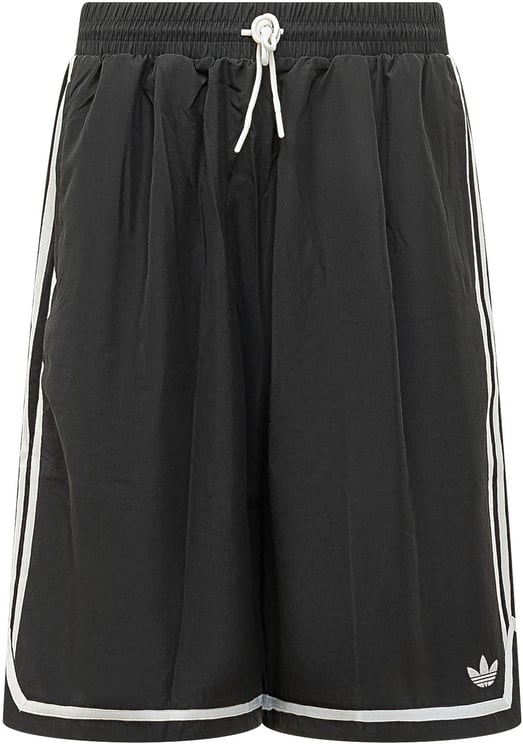 Adidas Bermuda con Coulisse e Bande Laterali