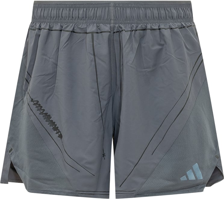 Adidas Shorts Tecnici con Inserti e Elastico