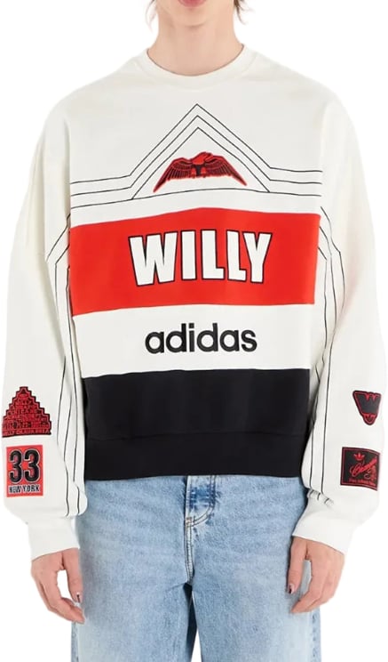 Adidas BBALL SWEATSHIRT WHITE