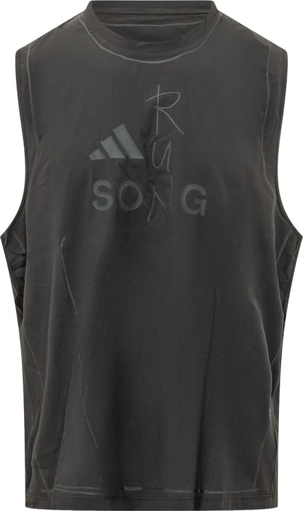 Adidas Top Senza Maniche con Stampa e Logo