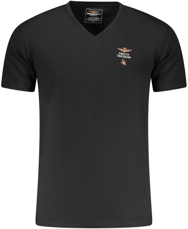 Aeronautica Militare Aeronautica Militare Black Cotton Men's T-Shirt
