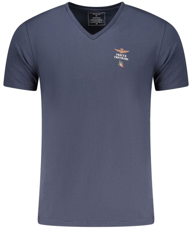 Aeronautica Militare Aeronautica Militare Blu Cotton Men's T-Shirt