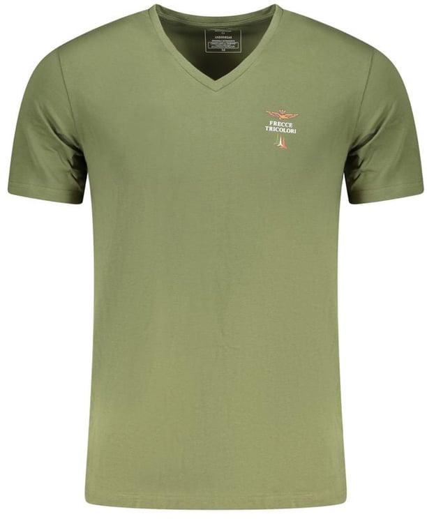 Aeronautica Militare Aeronautica Militare Verde Cotton Men's T-Shirt