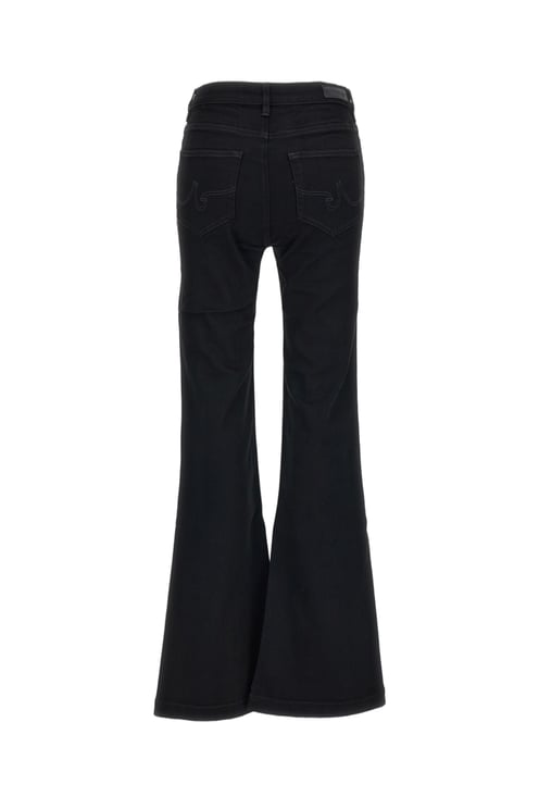 AG Jeans Black Tropea High Rise Flare Jeans
