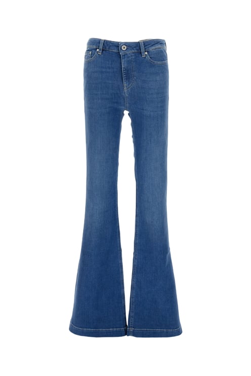 AG Jeans Flared Fit 5-Pocket Jeans With Vintage Wash