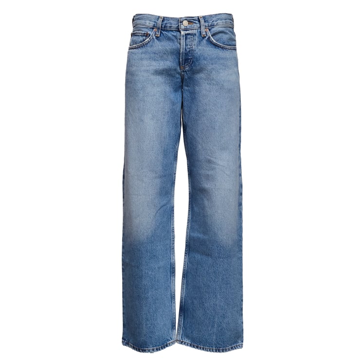 Agolde Low Rise Loose Faded Jeans