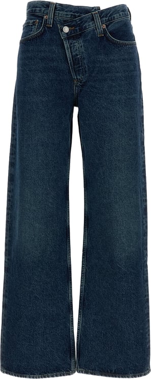 Agolde Arc Criss Cross Denim Jeans