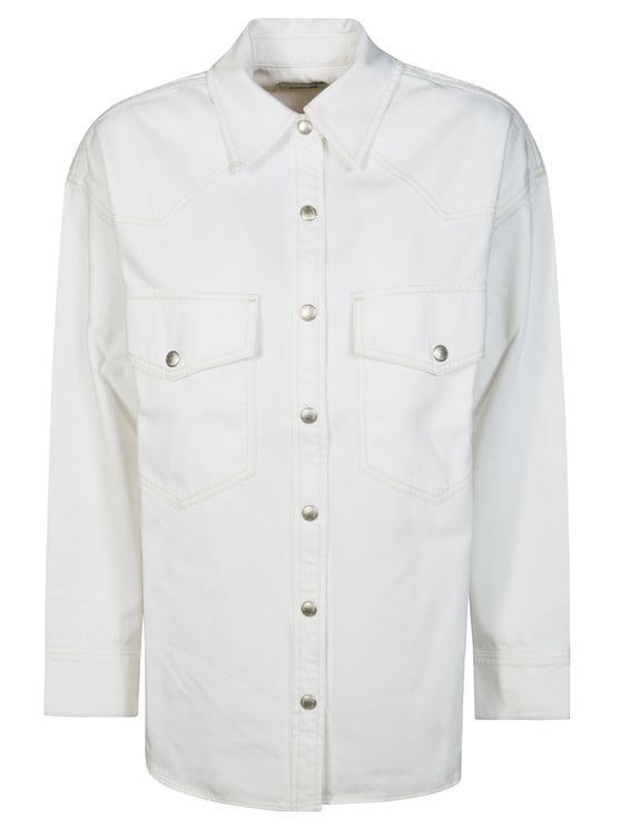 Agolde Milkshake Lotta Flap Pockets Shirt
