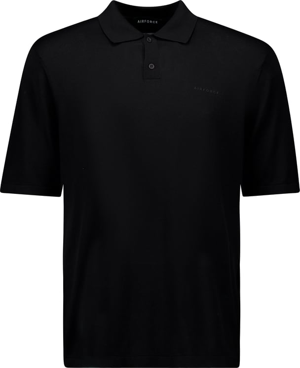 Airforce Airforce KNITTED POLO SHIRT VEM1200 901 True Black