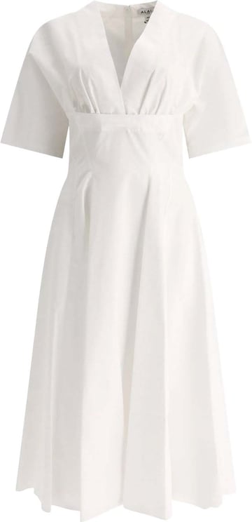 Alaïa Alaia Cotton Midi Dress