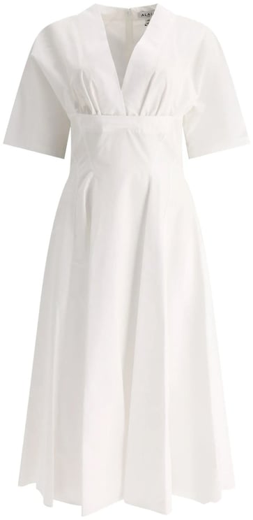 Alaïa Alaia Cotton Midi Dress