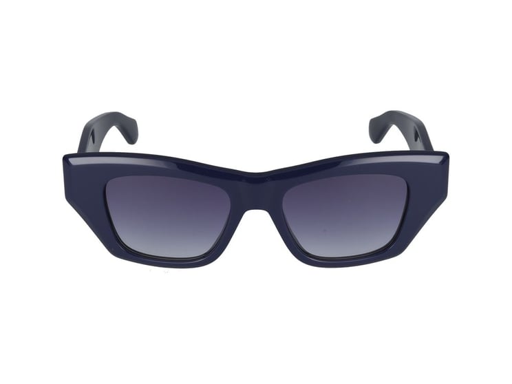 Alaïa Blue Oversized Square Frame Sunglasses