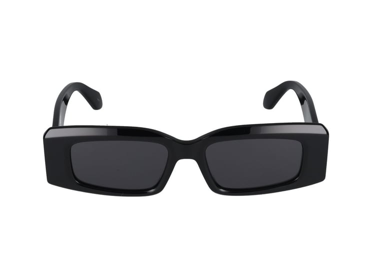 Alaïa Black Bold Oversized Rectangular Sunglasses