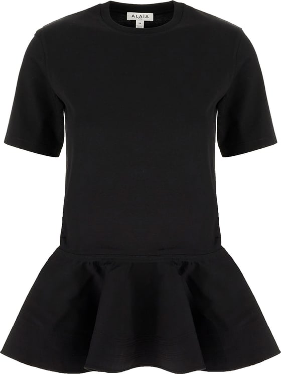 Alaïa Alaia Black cotton t-shirt
