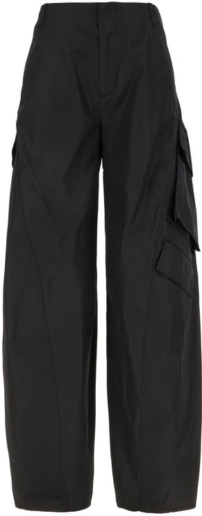 Alaïa Alaia Black nylon blend cargo pants