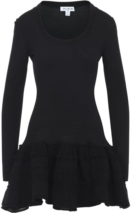 Alaïa AlaïA Ruffle Mini Dress