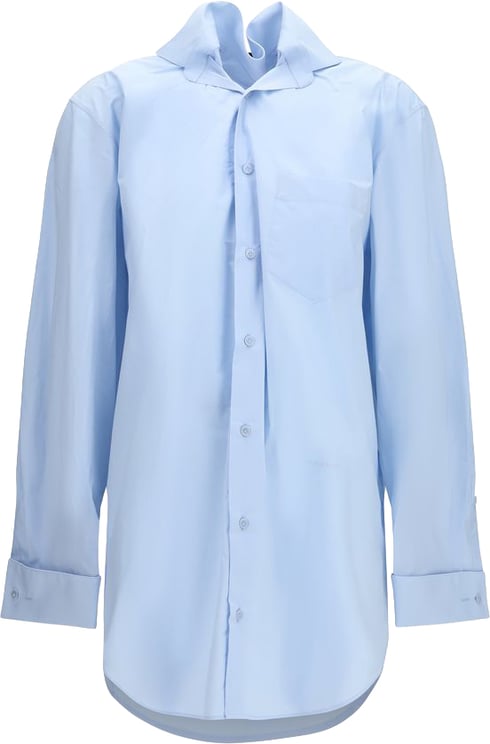 ALAINPAUL ALAINPAUL Blue Cotton Shirt