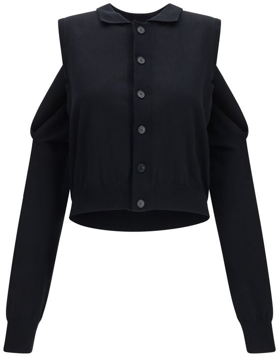 ALAINPAUL ALAINPAUL Black Cotton Cardigan