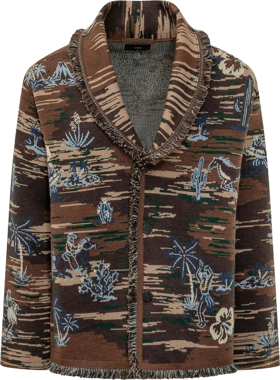 Alanui Cardigan Tex Hawaii con Frange