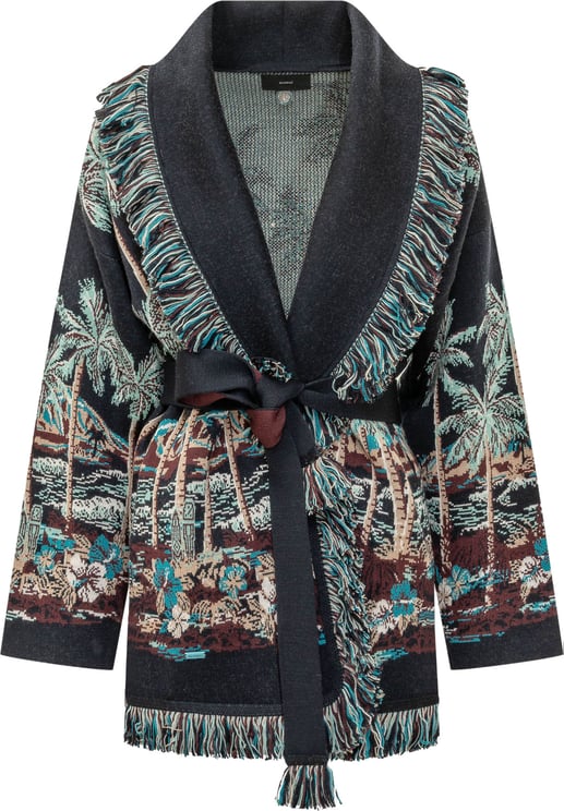 Alanui Cardigan Diamond Head con Cintura